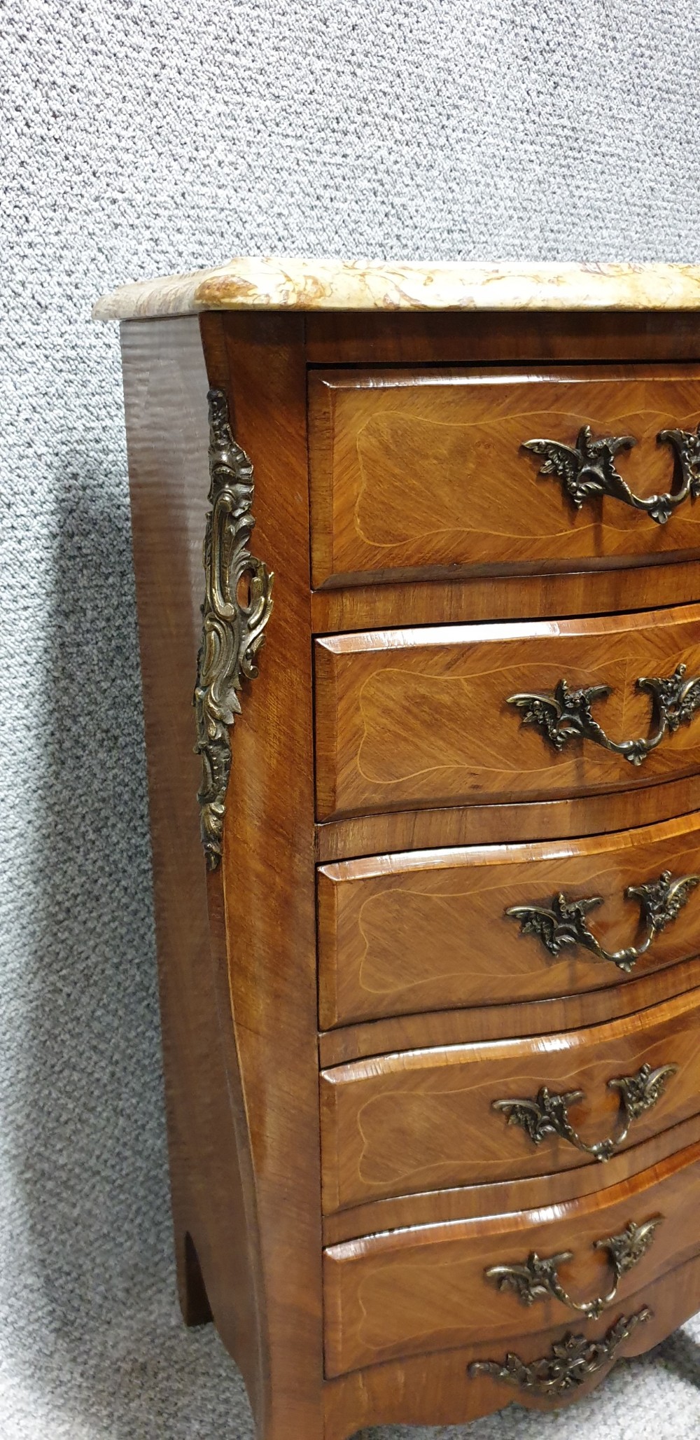 French Five Drawer Chest of Drawers  View VII