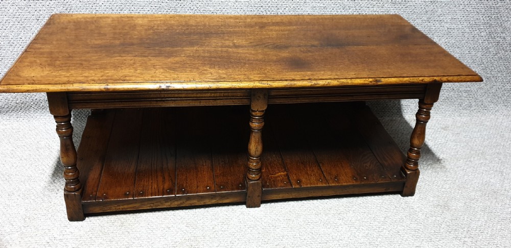 Outstanding Oak Coffee Table  View III