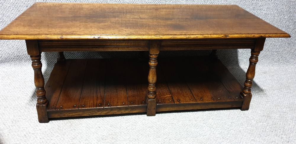 Outstanding Oak Coffee Table  View VII