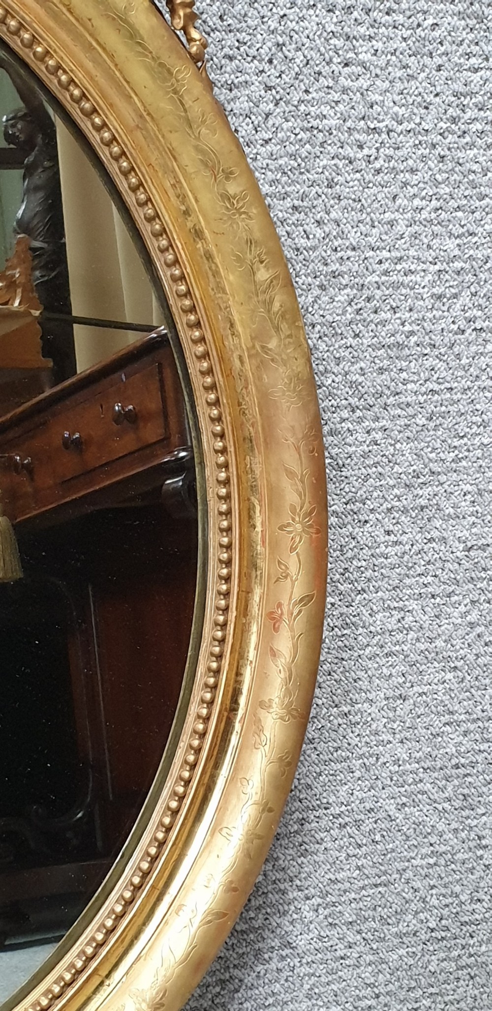 Very Good Gilt Wall Mirror View IV