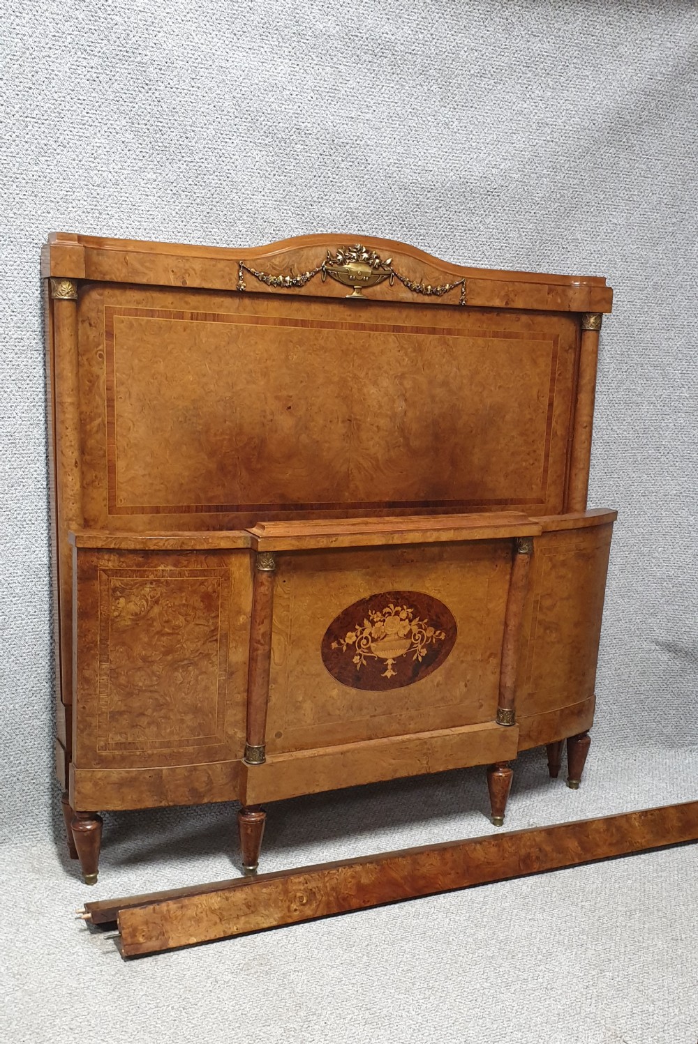 Fab Burr Walnut French Double Bed