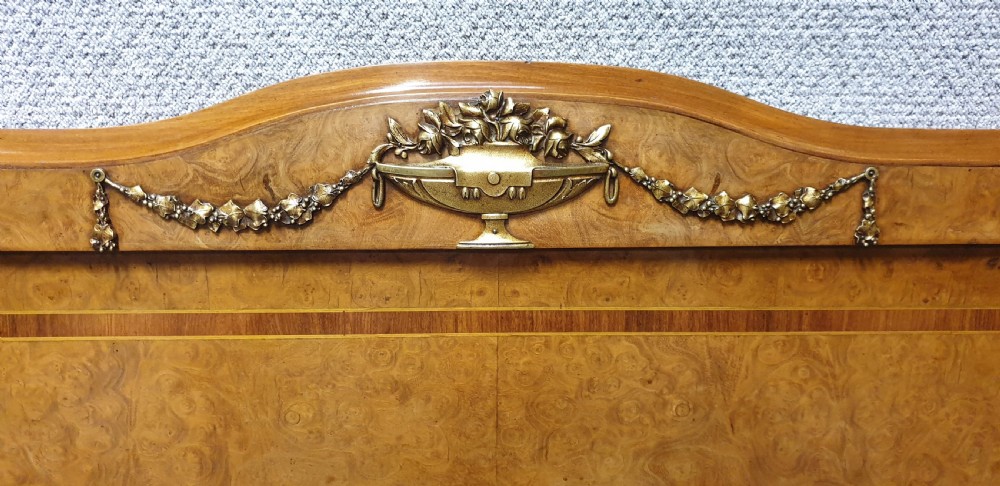 Fab Burr Walnut French Double Bed View V