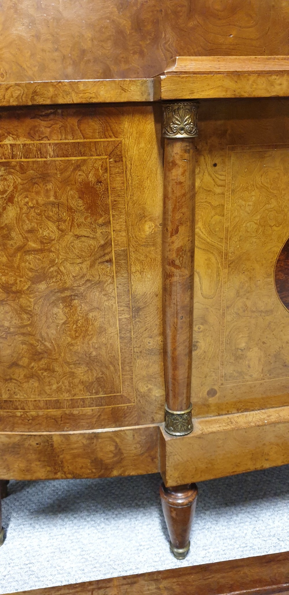 Fab Burr Walnut French Double Bed View VII