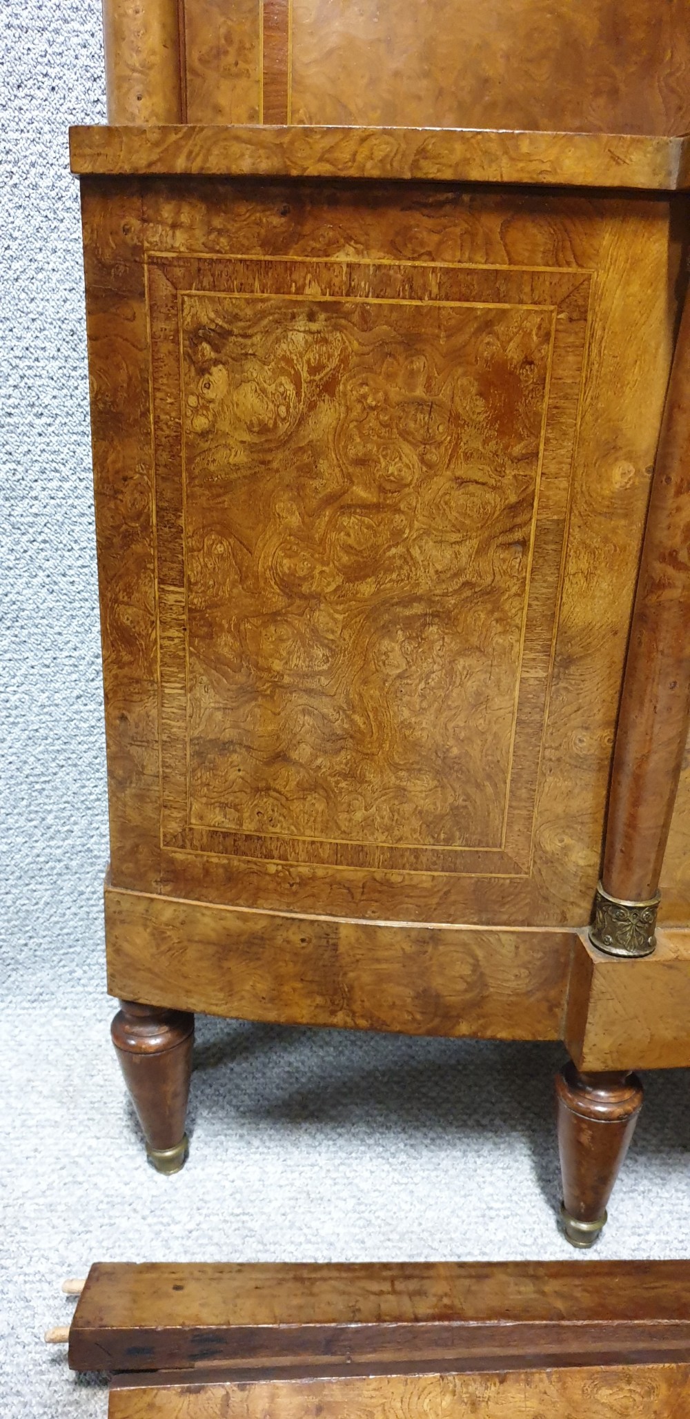 Fab Burr Walnut French Double Bed View VIII