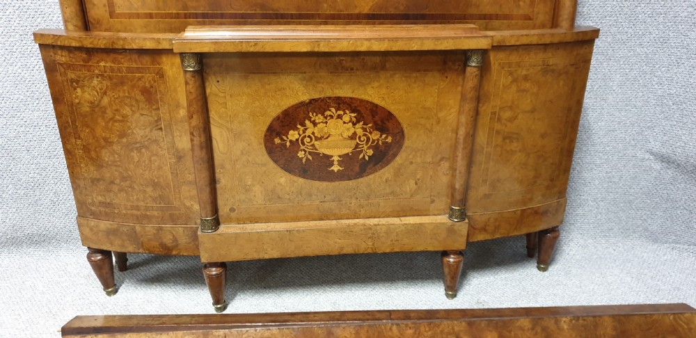 Fab Burr Walnut French Double Bed View X