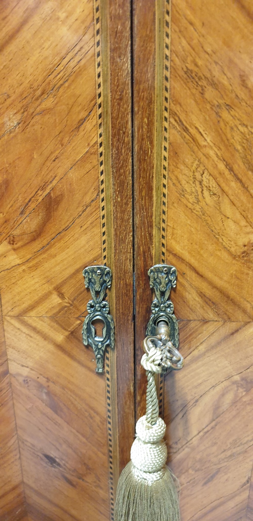 Tall French Kingwood Cabinet View IX