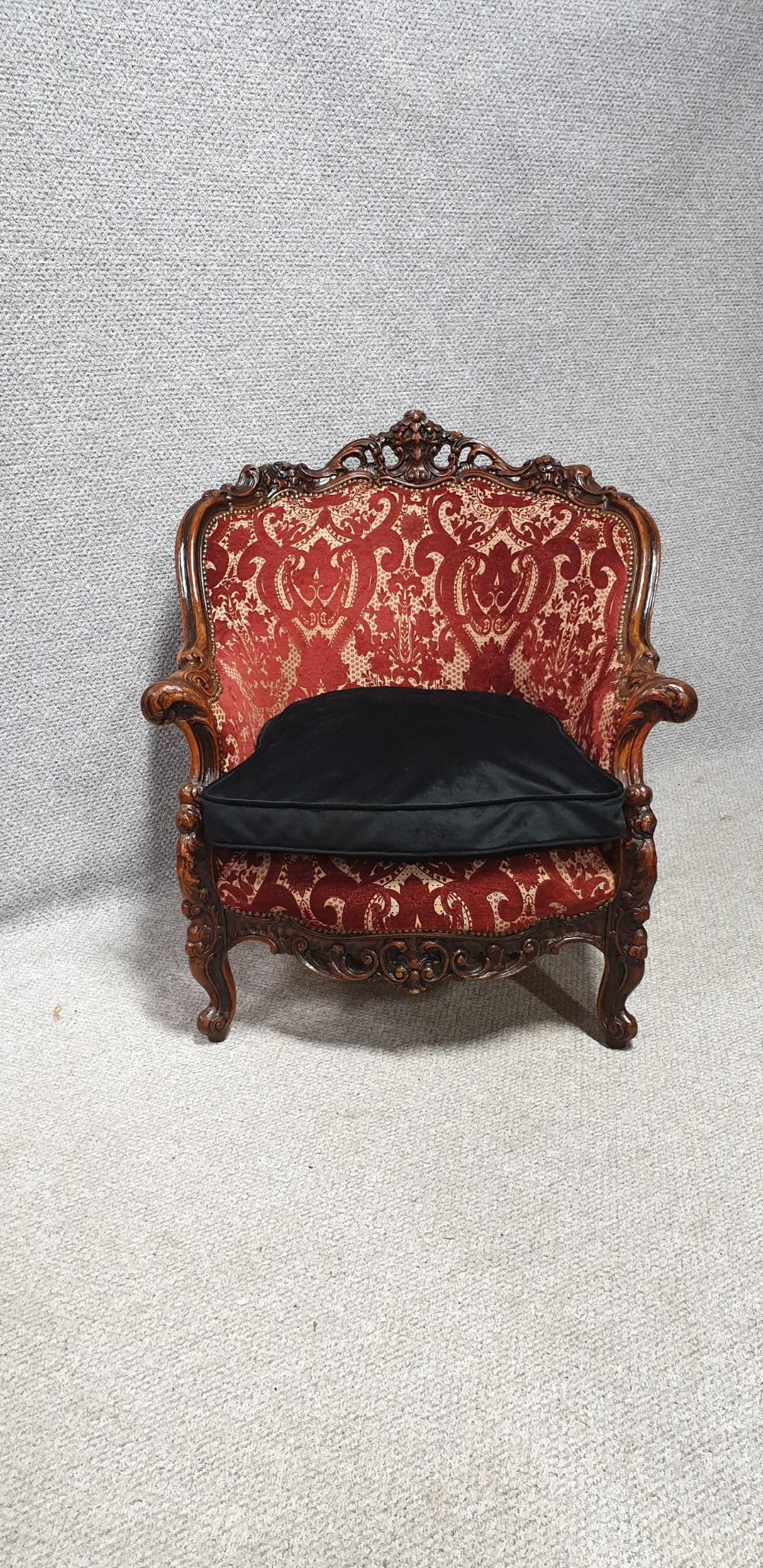 Superb Carved Armchair View II