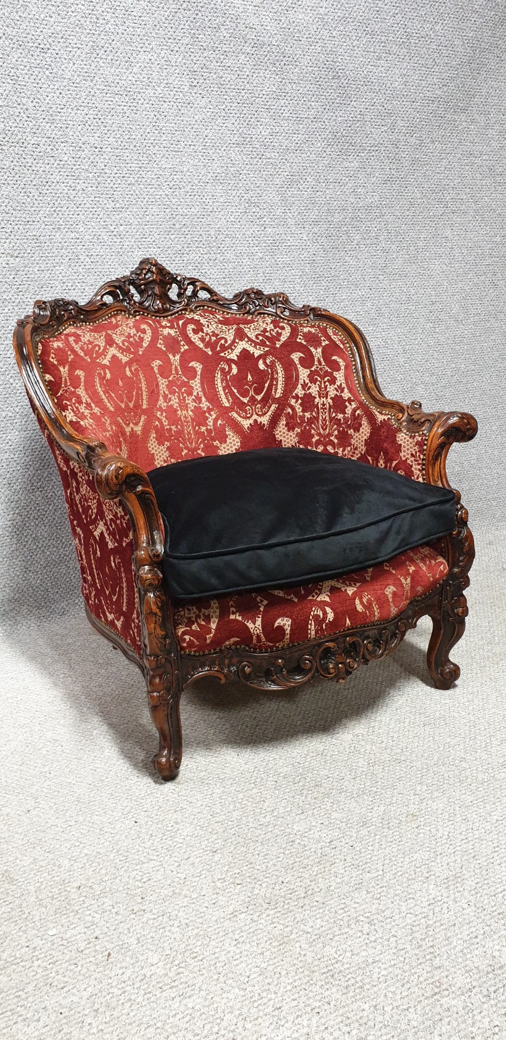 Superb Carved Armchair View III