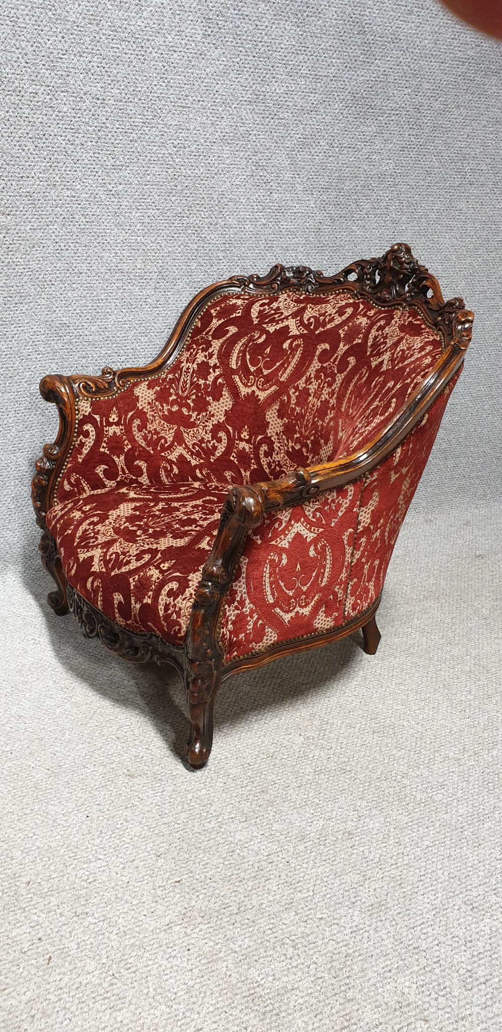 Superb Carved Armchair View VII