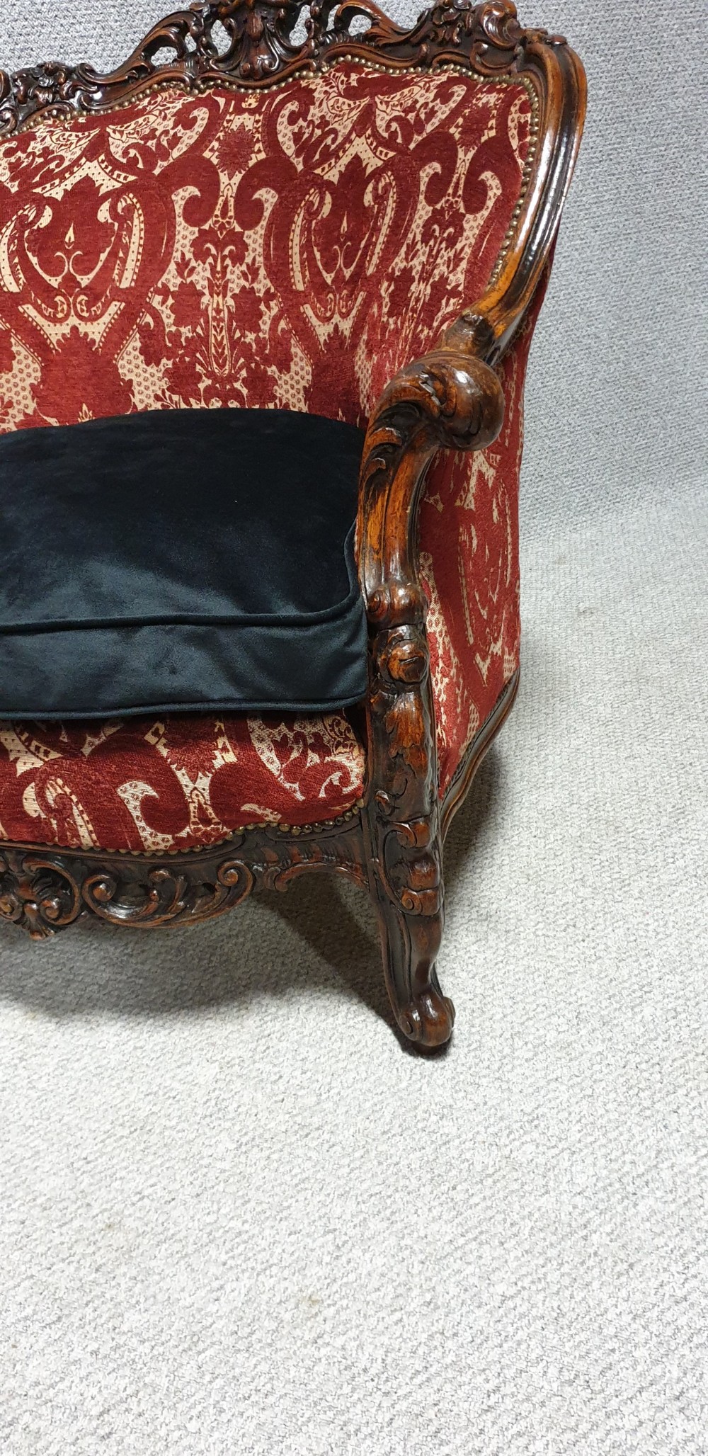 Superb Carved Armchair View XI