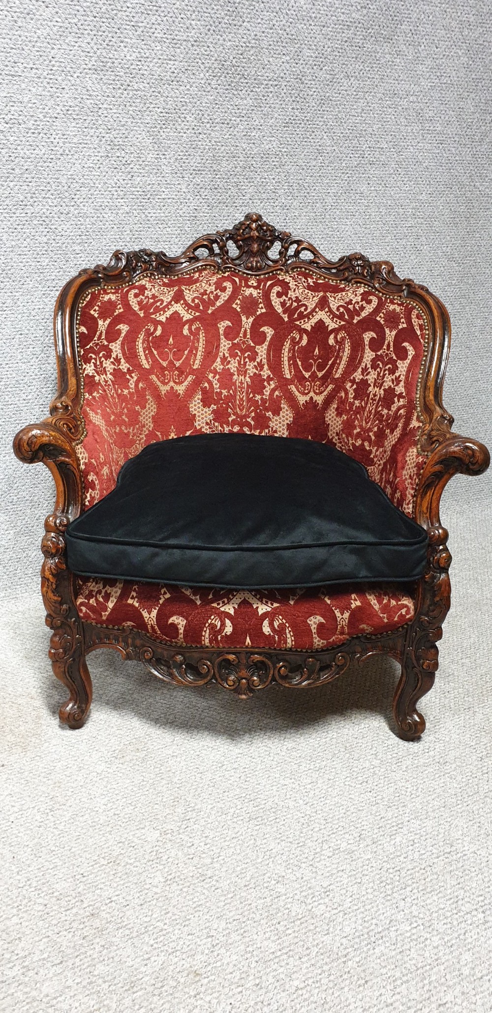 Superb Carved Armchair View XII