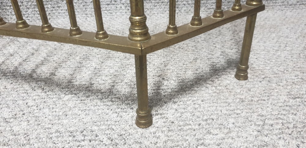 Victorian Brass Adjustable Fireguard View III