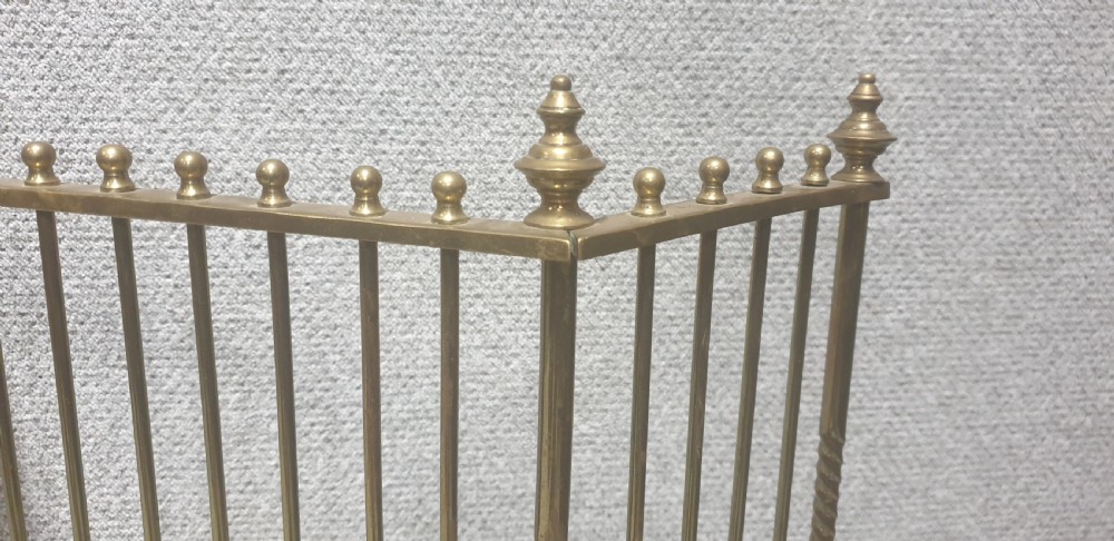 Victorian Brass Adjustable Fireguard View IV