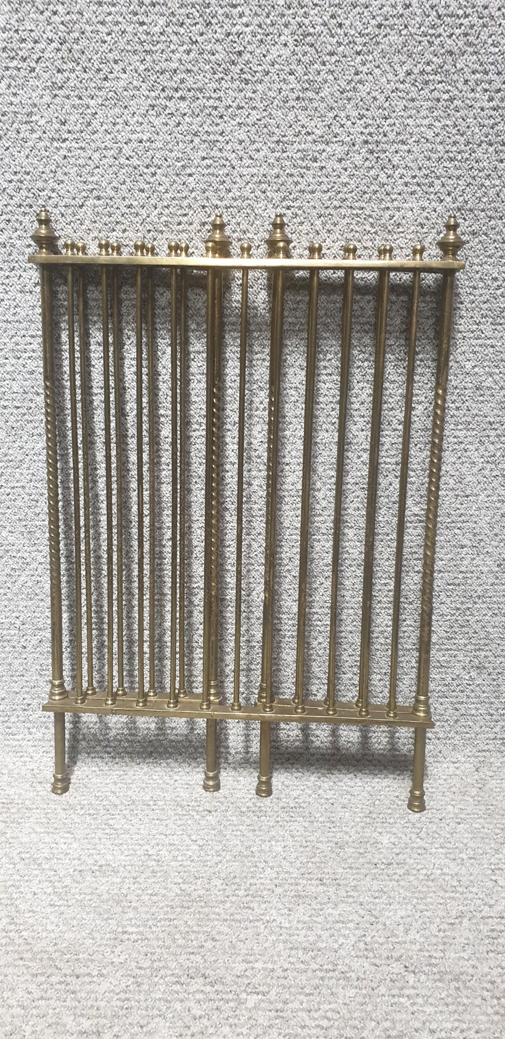 Victorian Brass Adjustable Fireguard View V