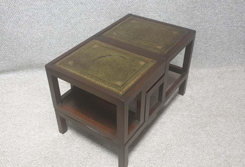 Set Adjustable Mahogany Library Steps View VIII