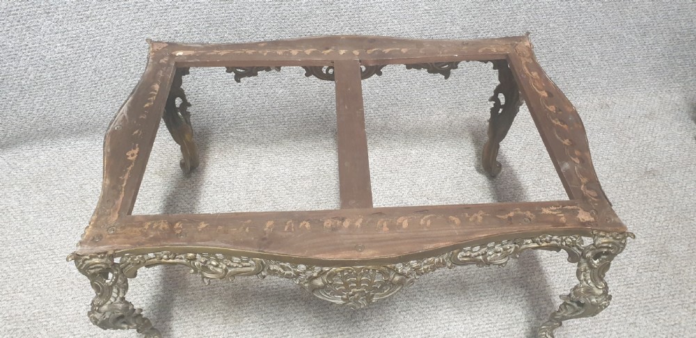 Outstanding Brass Coffee  Table View IV