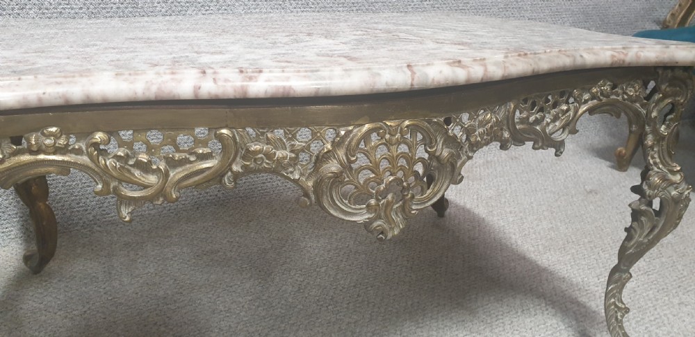 Outstanding Brass Coffee  Table View V