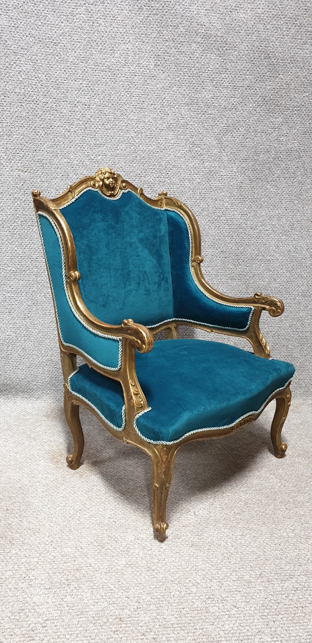 Pair French Armchairs Fauteuils  View VI