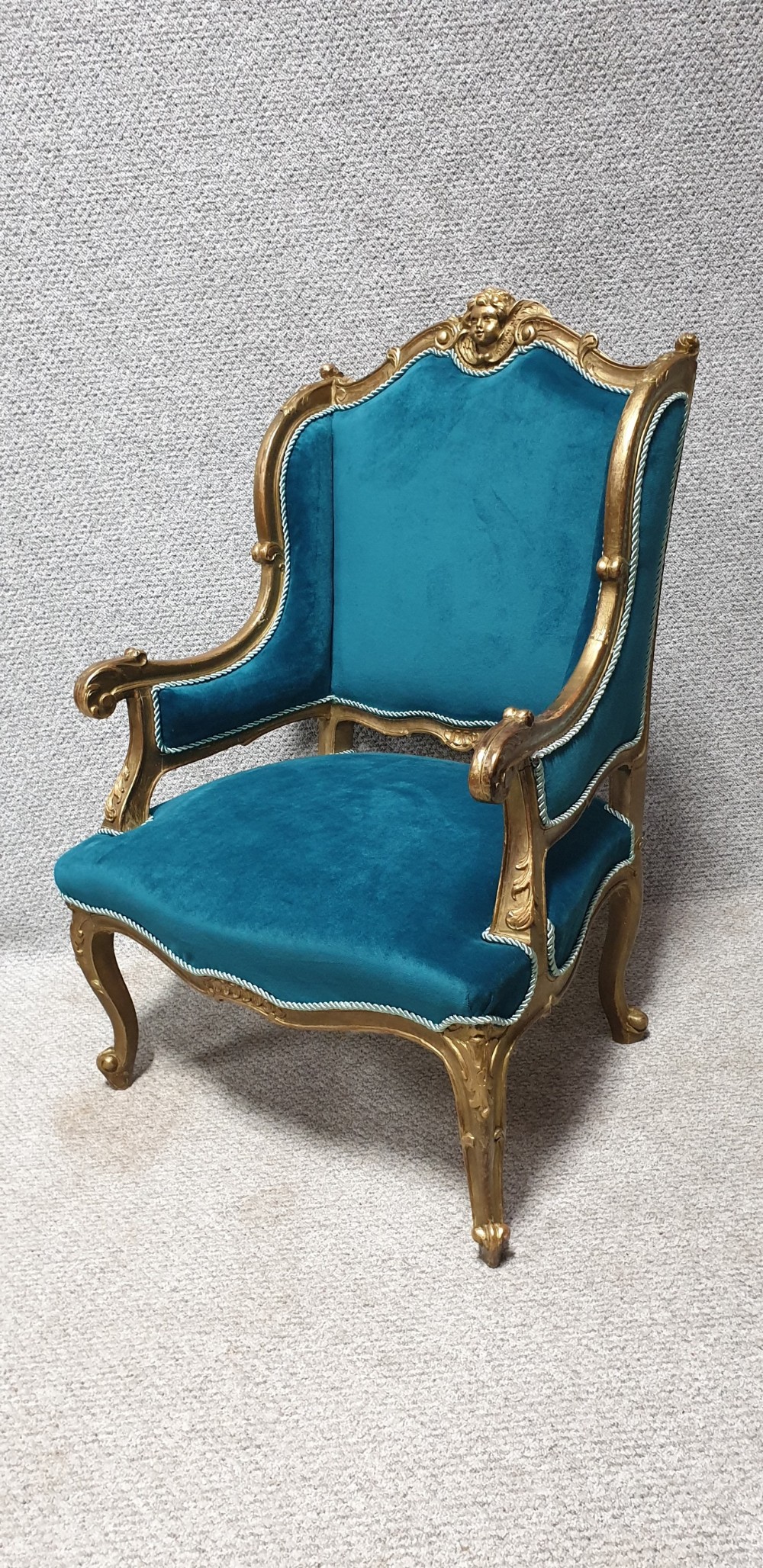 Pair French Armchairs Fauteuils  View IX
