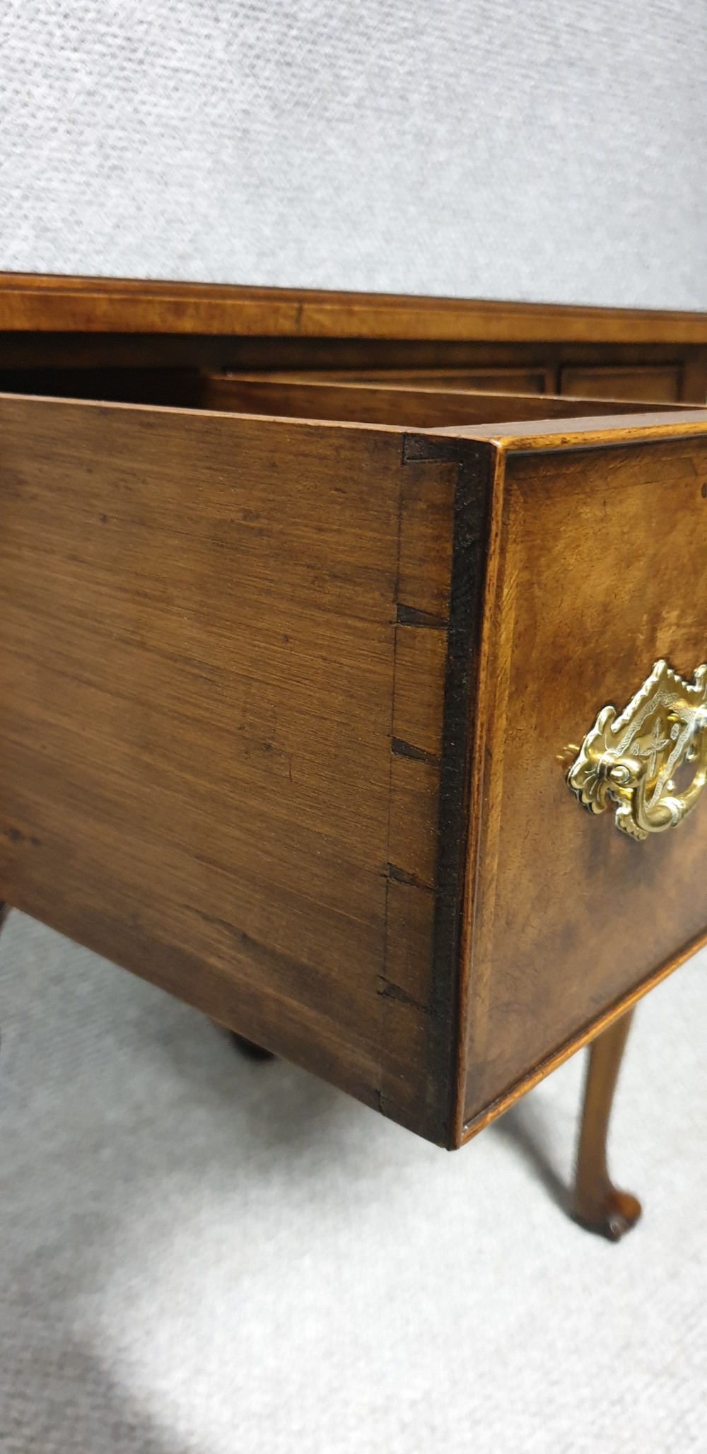 Burr Walnut Lowboy   View IX