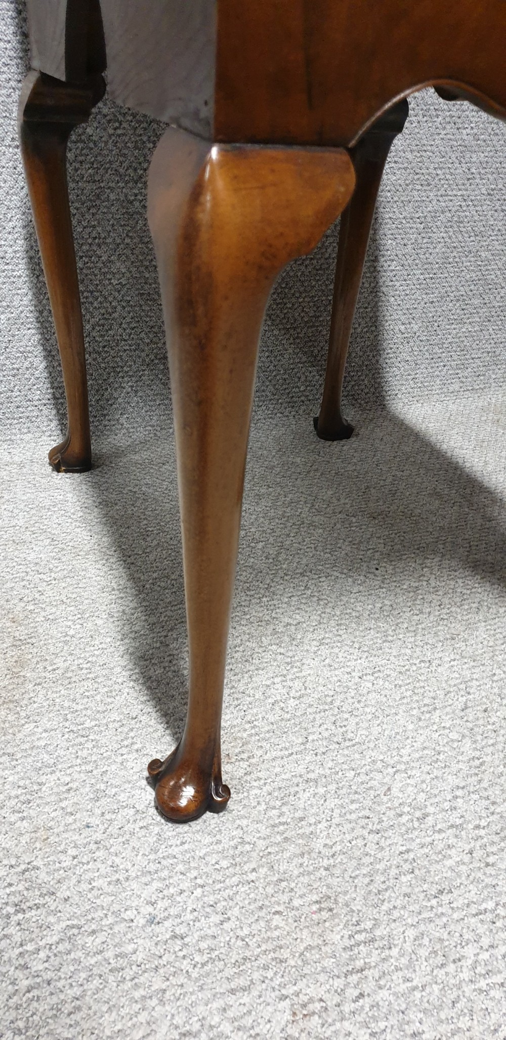 Burr Walnut Lowboy   View X