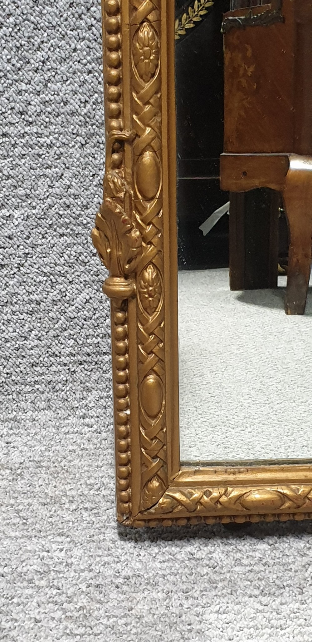 Good English Gilt Arched Top Mirror View IV