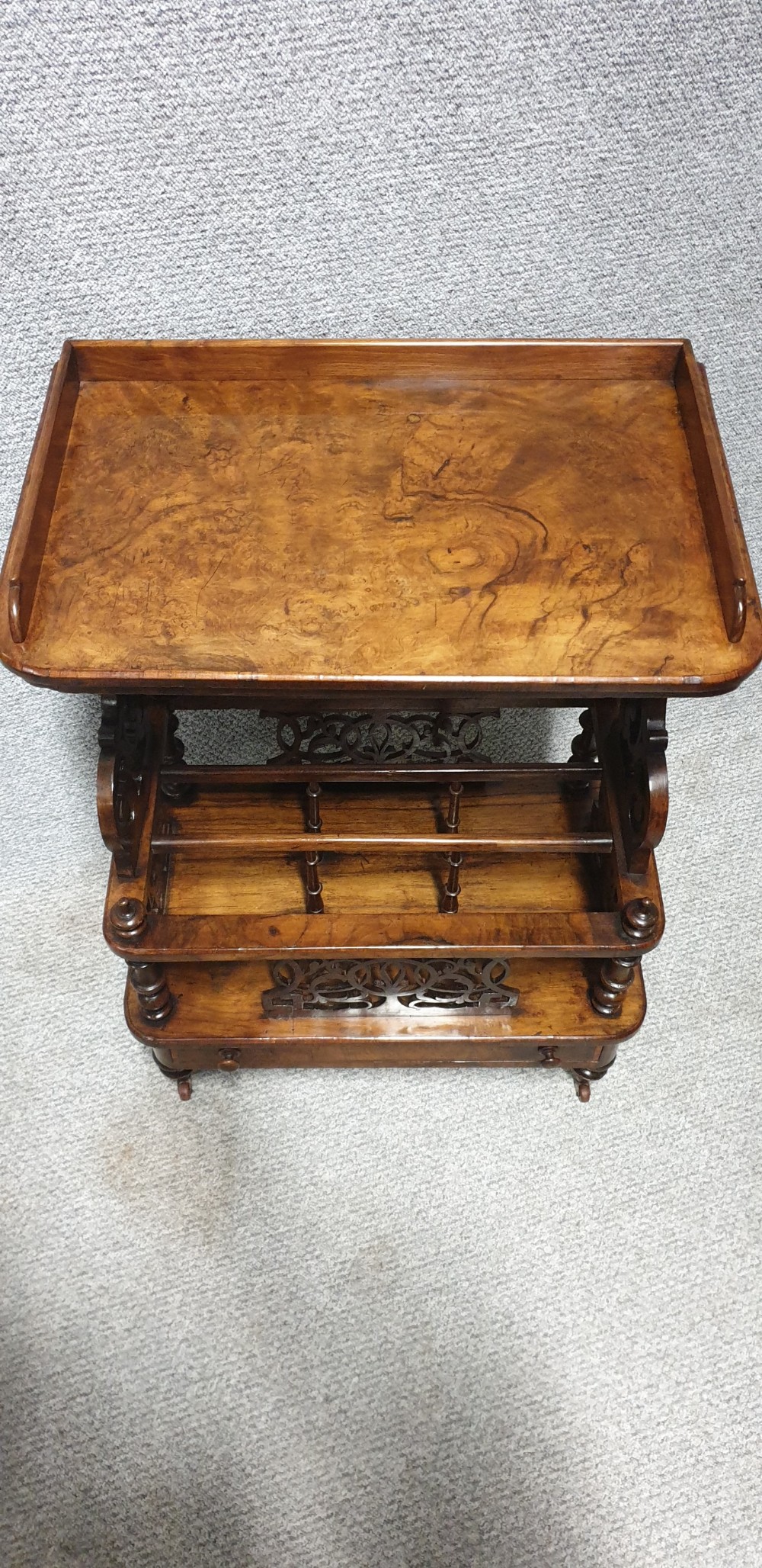 Victorian Walnut Canterbury View VI