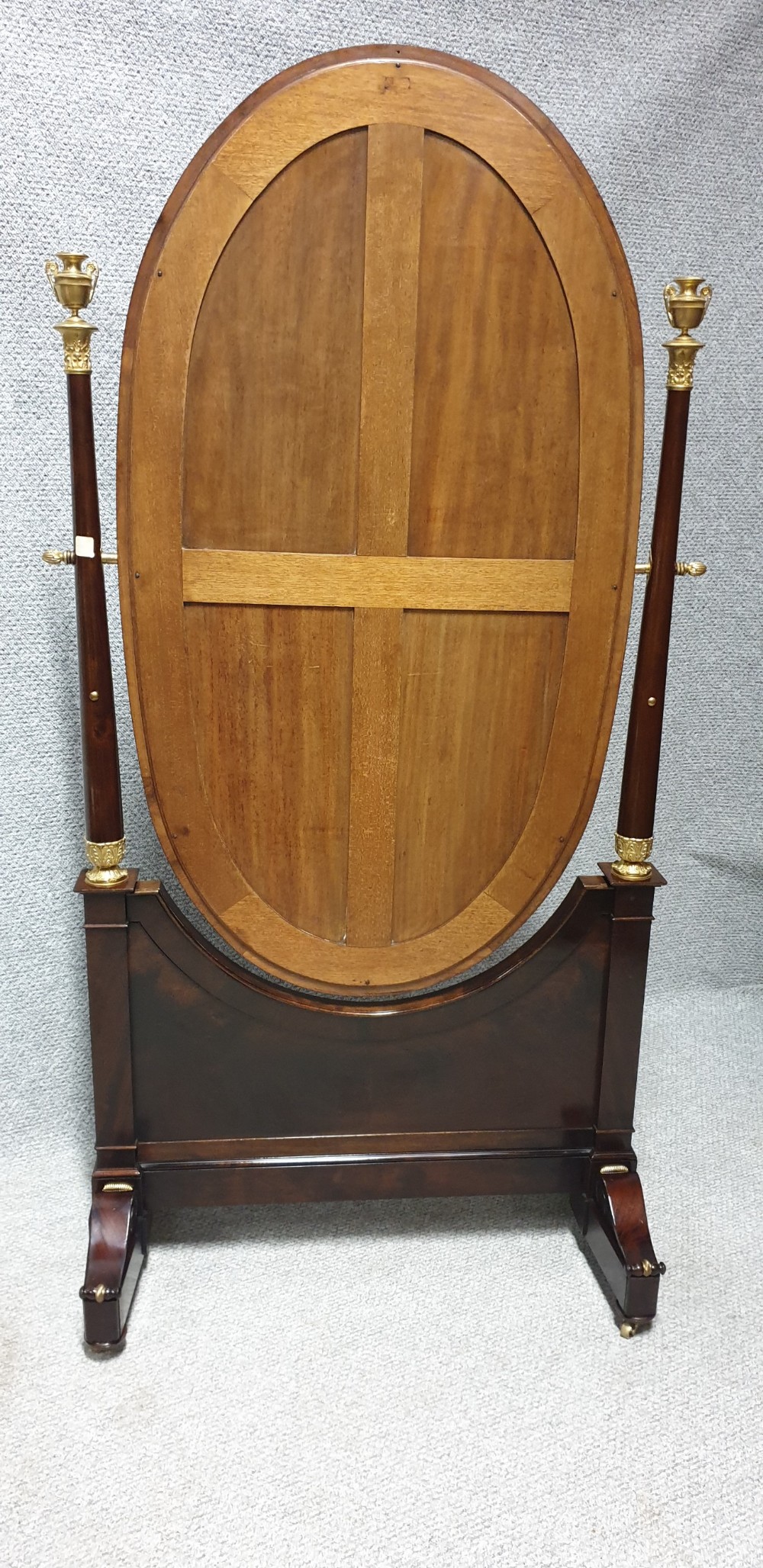 Exhibition Quality Empire Cheval Mirror View VIII