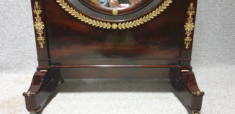 Exhibition Quality Empire Cheval Mirror View IX