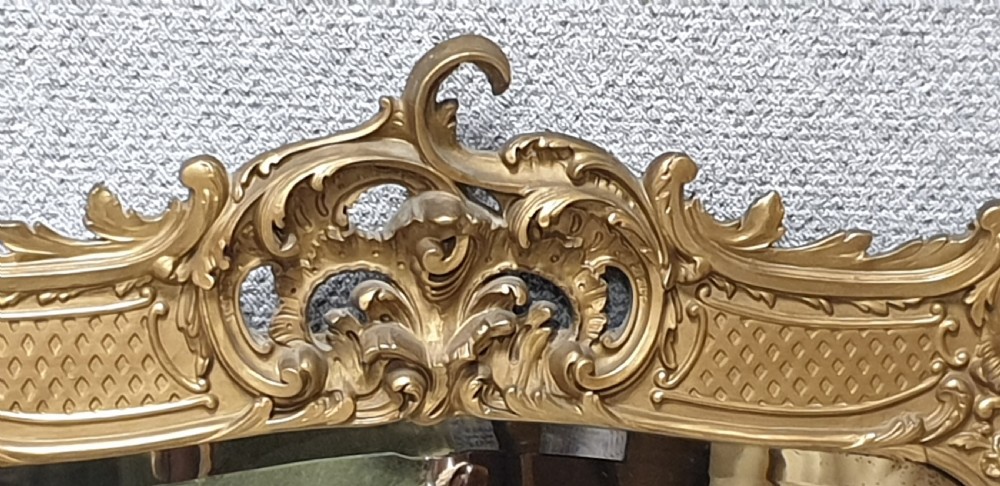 Victorian Gilt Overmantle Mirror View II