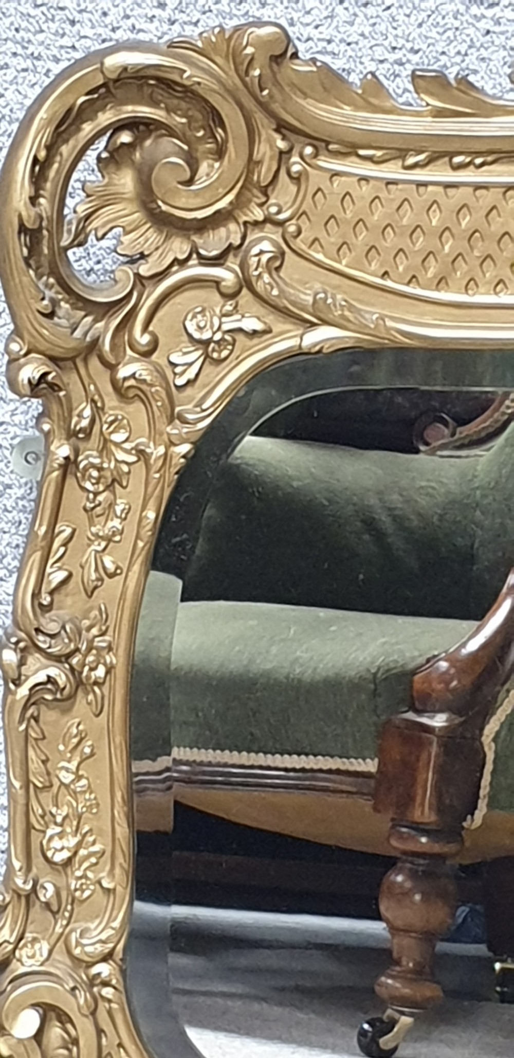 Victorian Gilt Overmantle Mirror View III