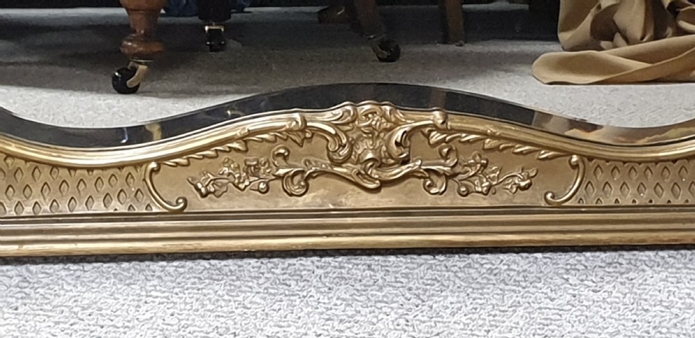 Victorian Gilt Overmantle Mirror View V