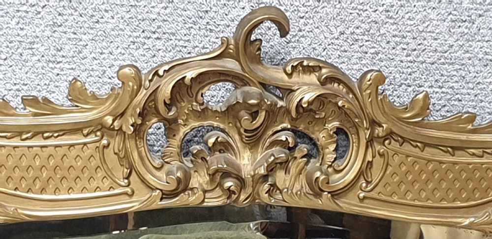 Victorian Gilt Overmantle Mirror View VIII