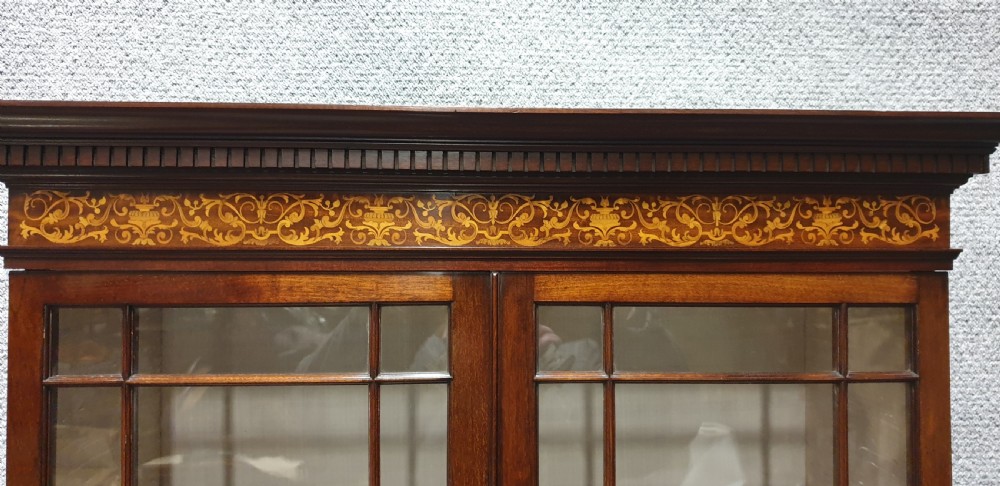Very Nice Inlaid Mahogany Cabinet View II
