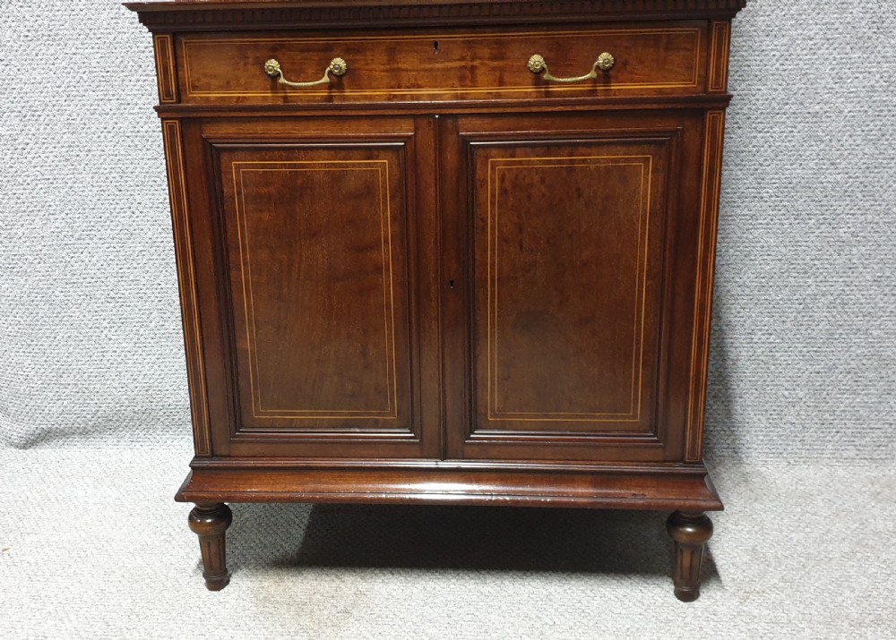 Very Nice Inlaid Mahogany Cabinet View III