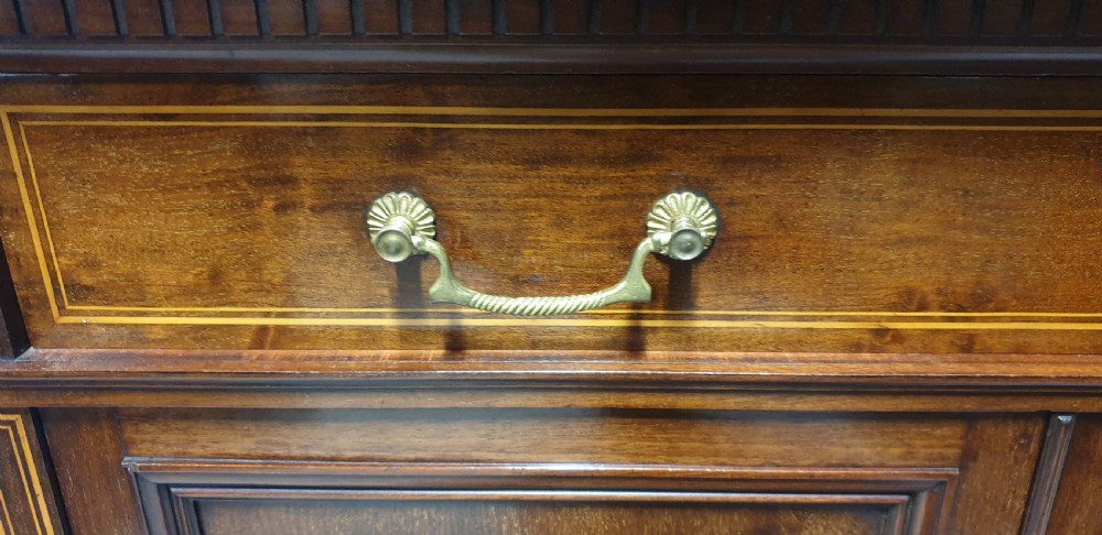 Very Nice Inlaid Mahogany Cabinet View VIII