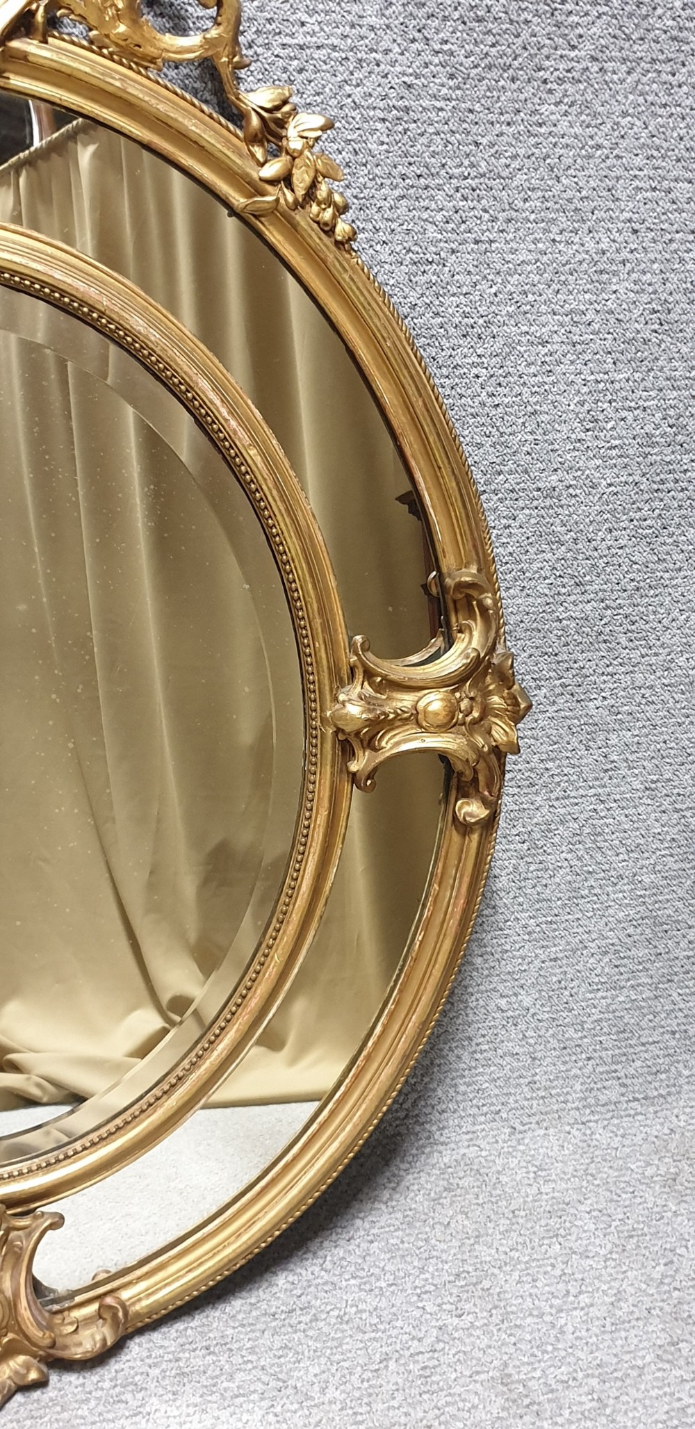 Large Victorian Marginal Gilt Mirror View III