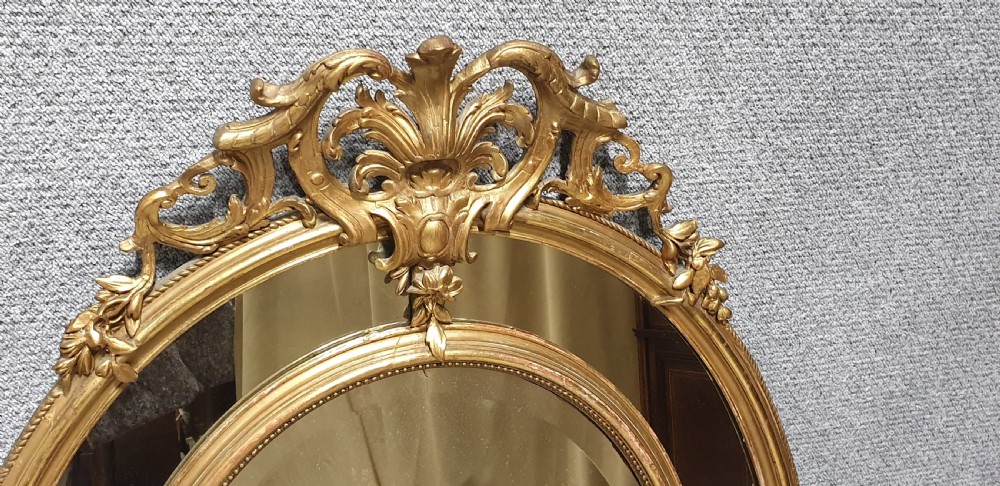 Large Victorian Marginal Gilt Mirror View IV