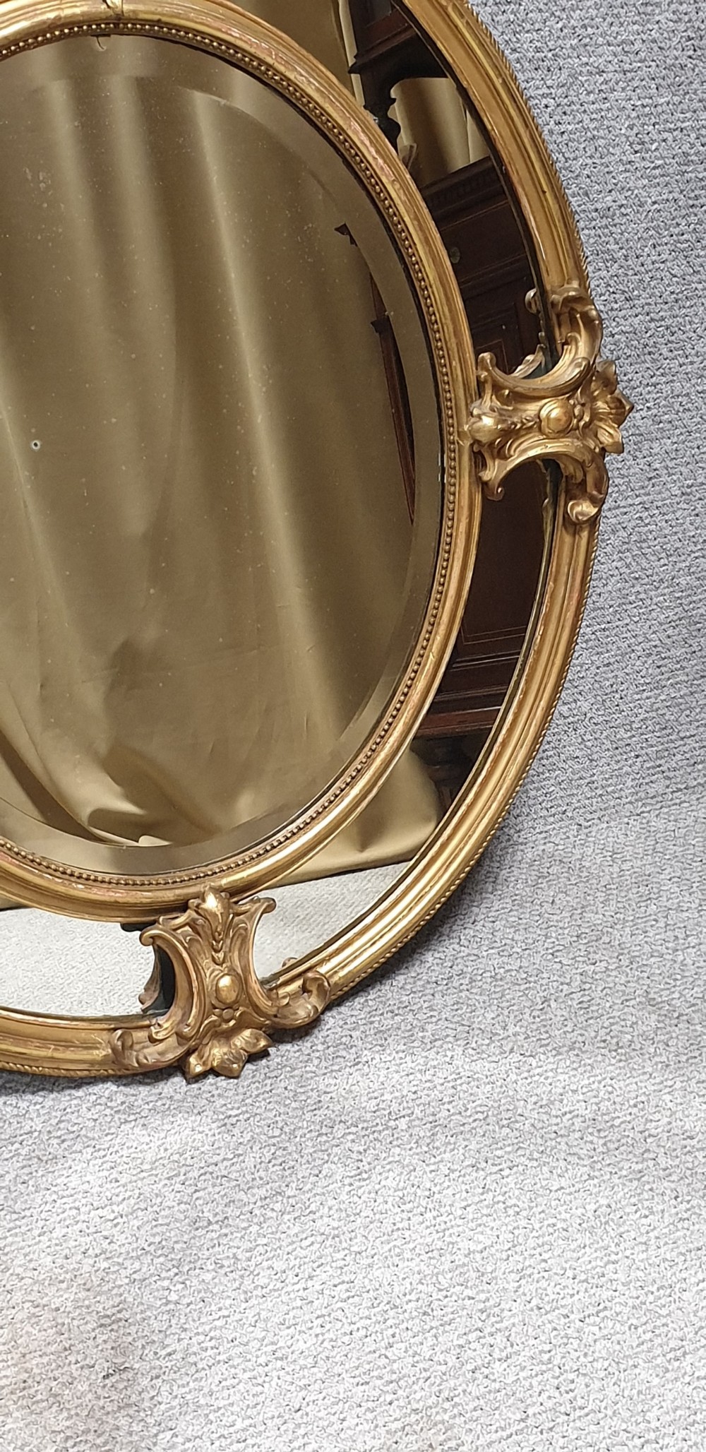 Large Victorian Marginal Gilt Mirror View V