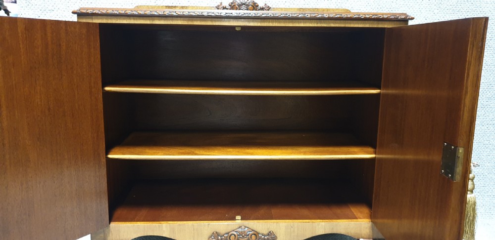 Burr Walnut Side Cabinet View V