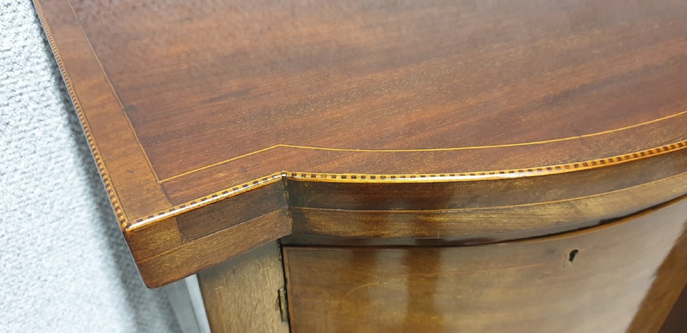 Georgian Mahogany Bowed Sideboard  View VII