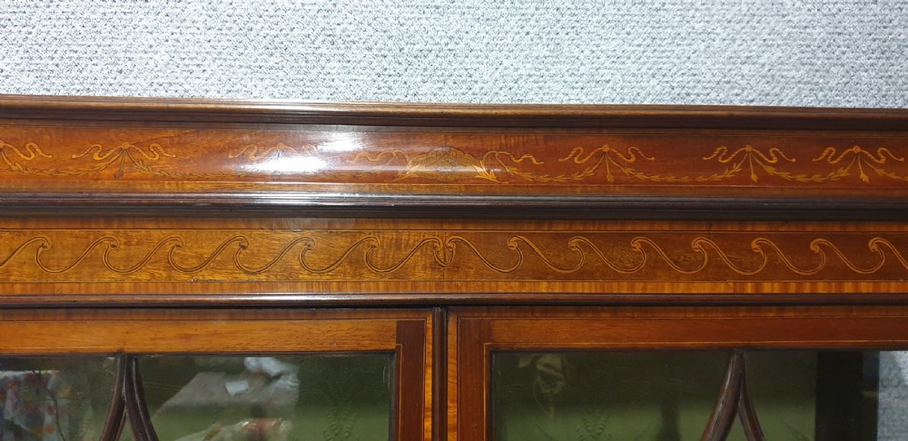Very Nice Edwardian Mahogany Display Cabinet  View VI
