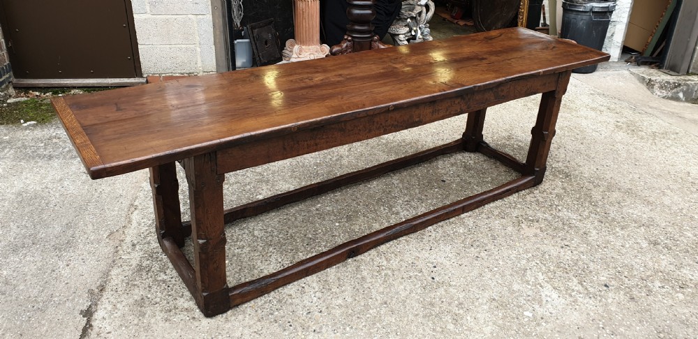 Outstanding C17th Oak  Refrectory Table