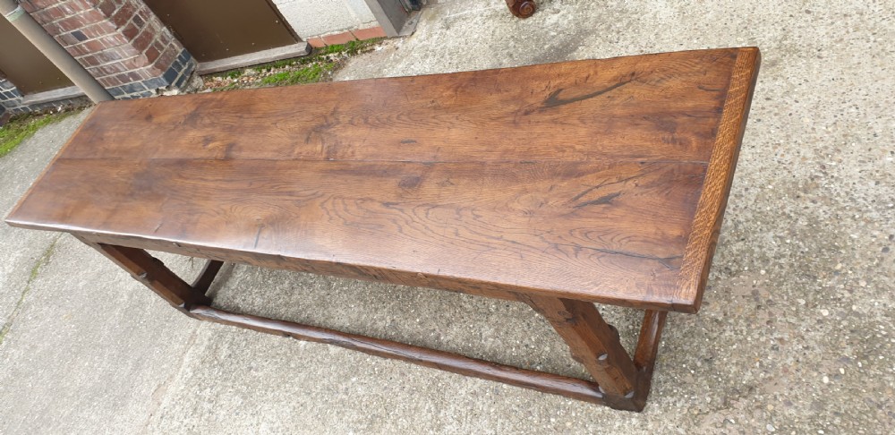 Outstanding C17th Oak  Refrectory Table View V