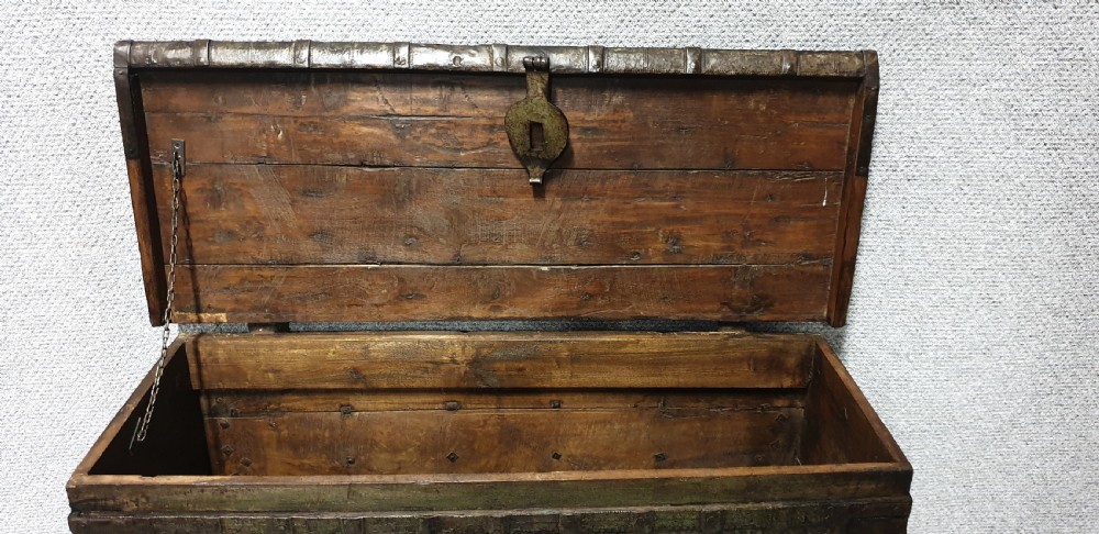 Iron Bound Dowry Chest View IX