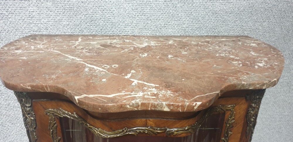 FRENCH MARQUETRY DISPLAY CABINET View II