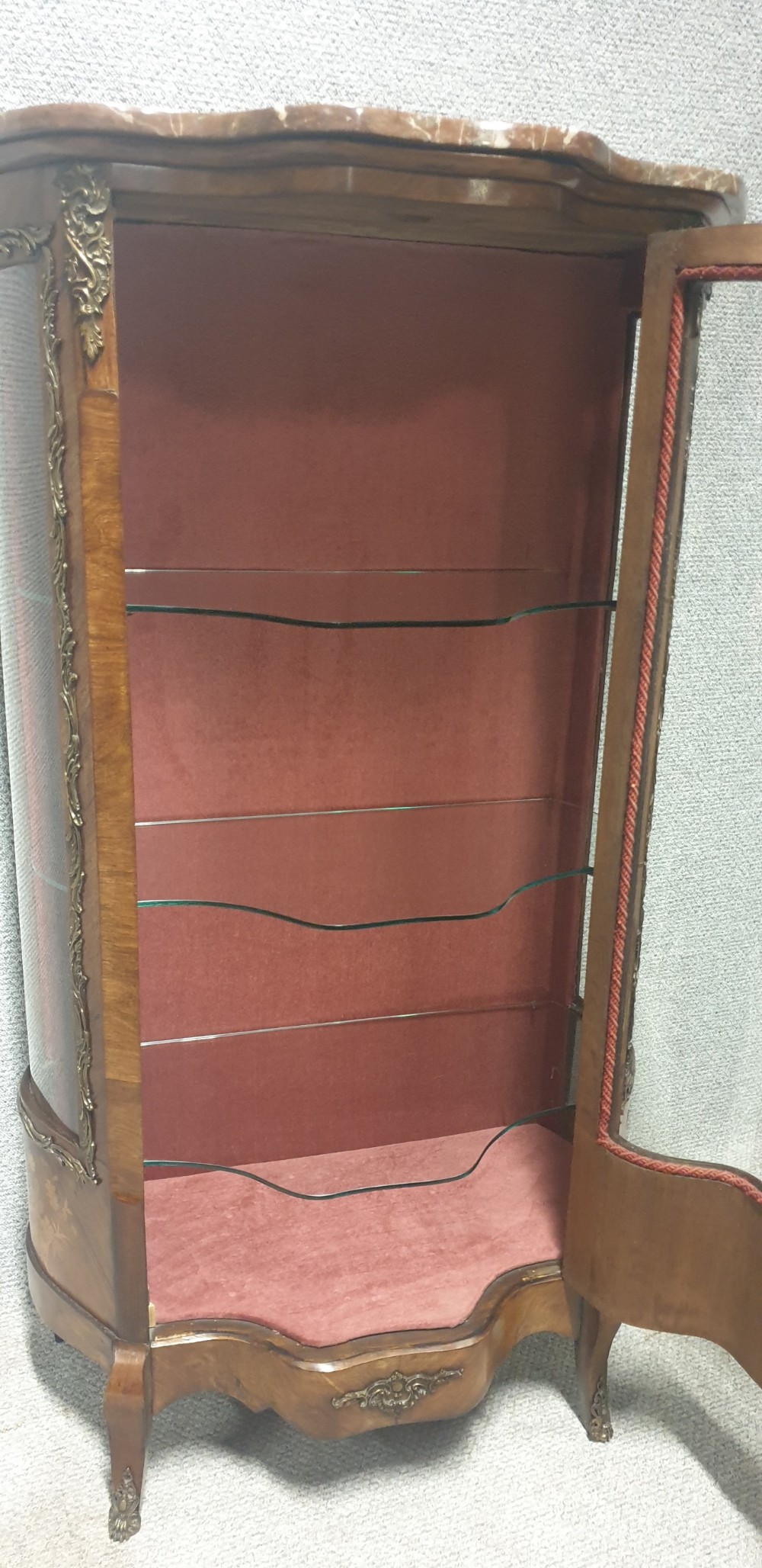 FRENCH MARQUETRY DISPLAY CABINET View V