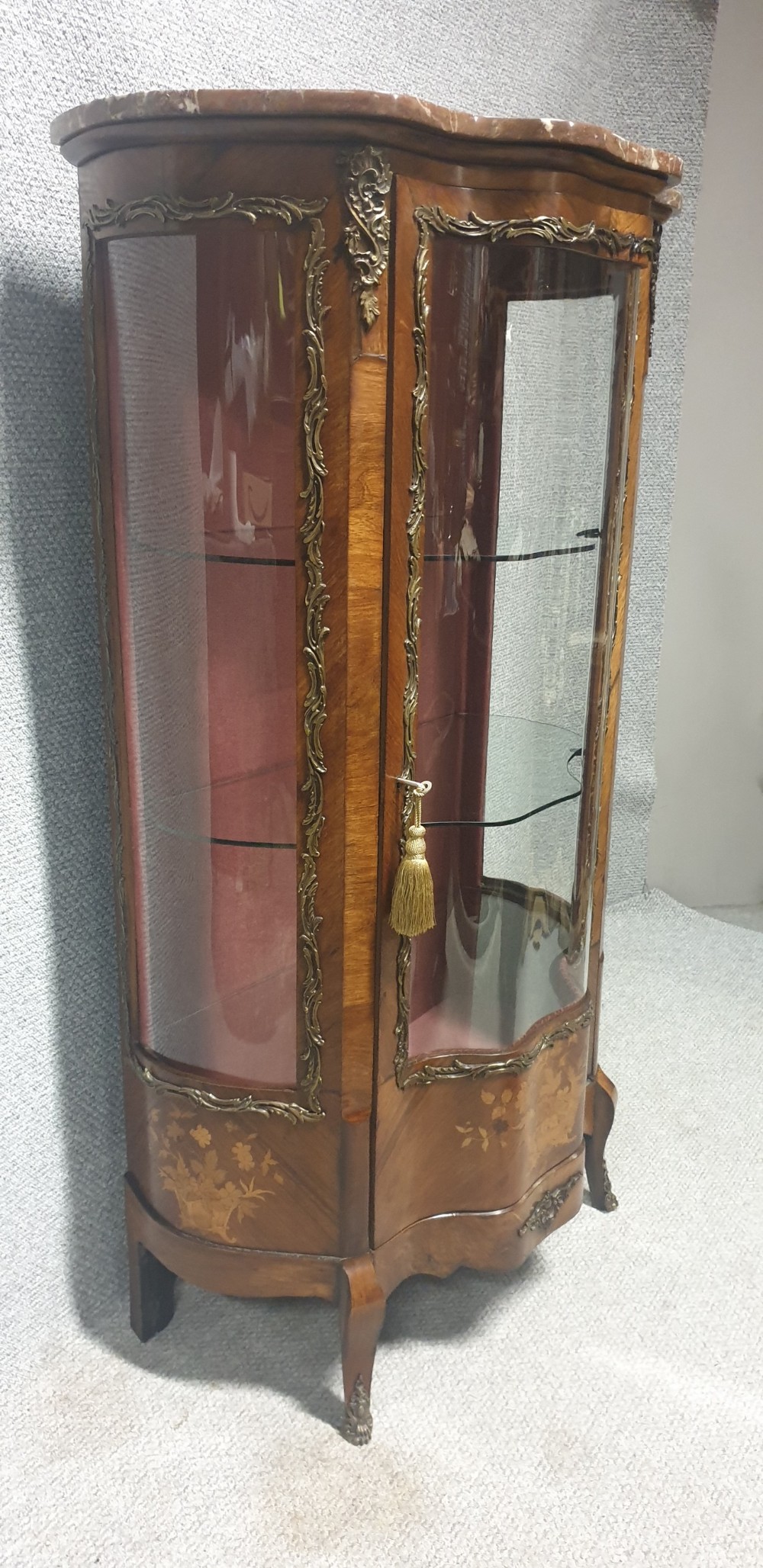 FRENCH MARQUETRY DISPLAY CABINET View VI