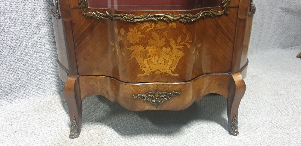 FRENCH MARQUETRY DISPLAY CABINET View VII