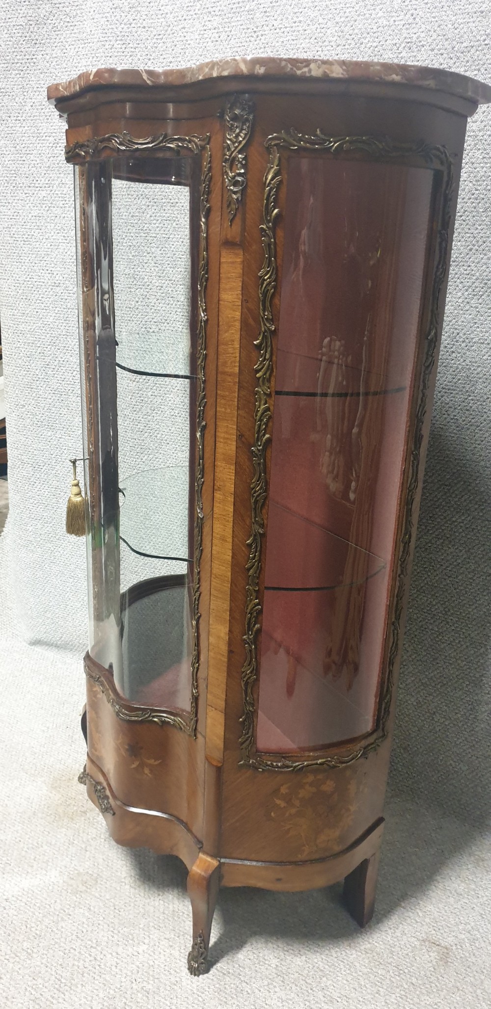 FRENCH MARQUETRY DISPLAY CABINET View IX